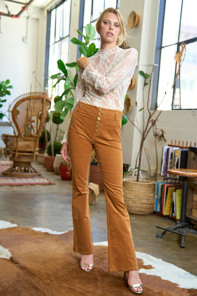 パンツ cantate / flare corduroy pants Corduroy Flare Pants – GLOW UP SHOPS